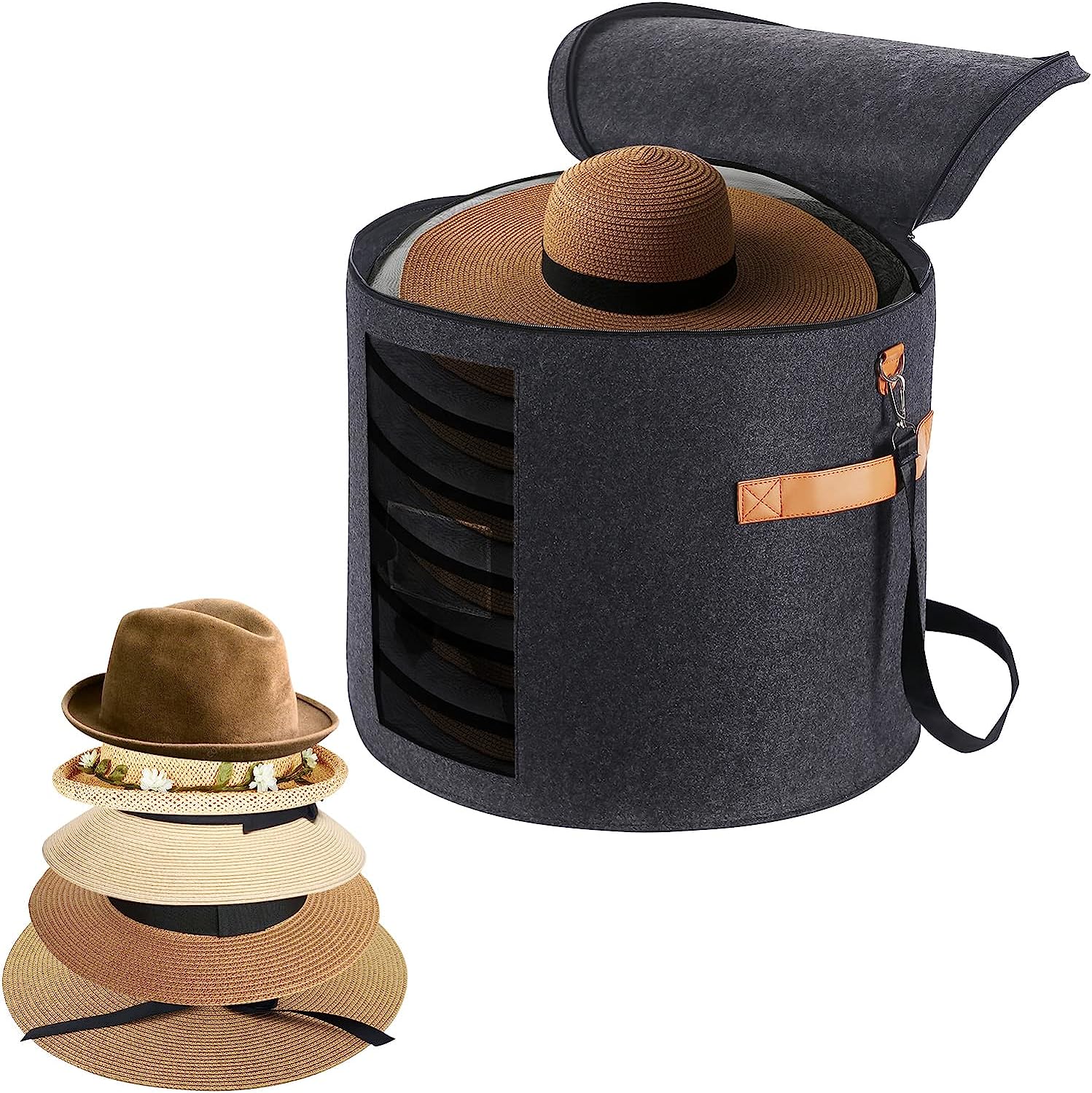  Dynamic Hat Box for Travel and Storage - Collapsible