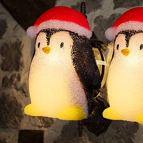 MAOYUE 2 Pack Christmas Porch Light Covers Large Light Fixtures Holiday Porch Light Covers Outdoor Christmas Decorations for Garage Lights