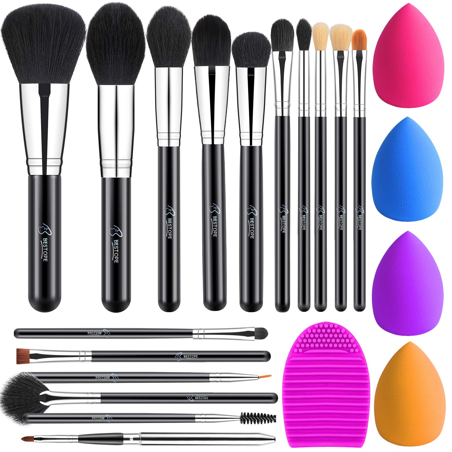 InnoGear Makeup Brushes Set, Professional Cosmetic Brush Set with