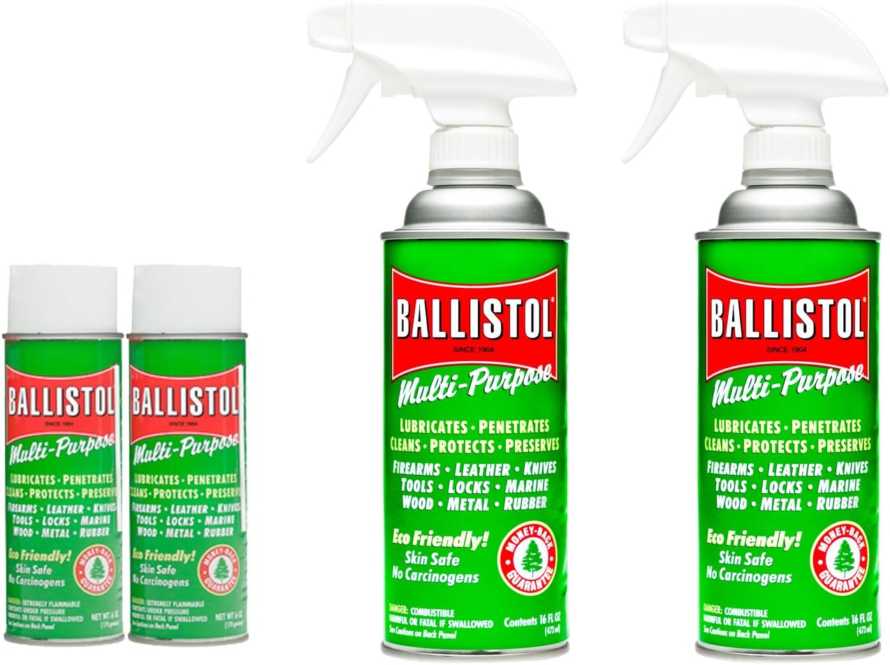 Ballistol Multi-Purpose Tool Oil 4.0 OZ Can With Trigger Sprayer - Made In  USA