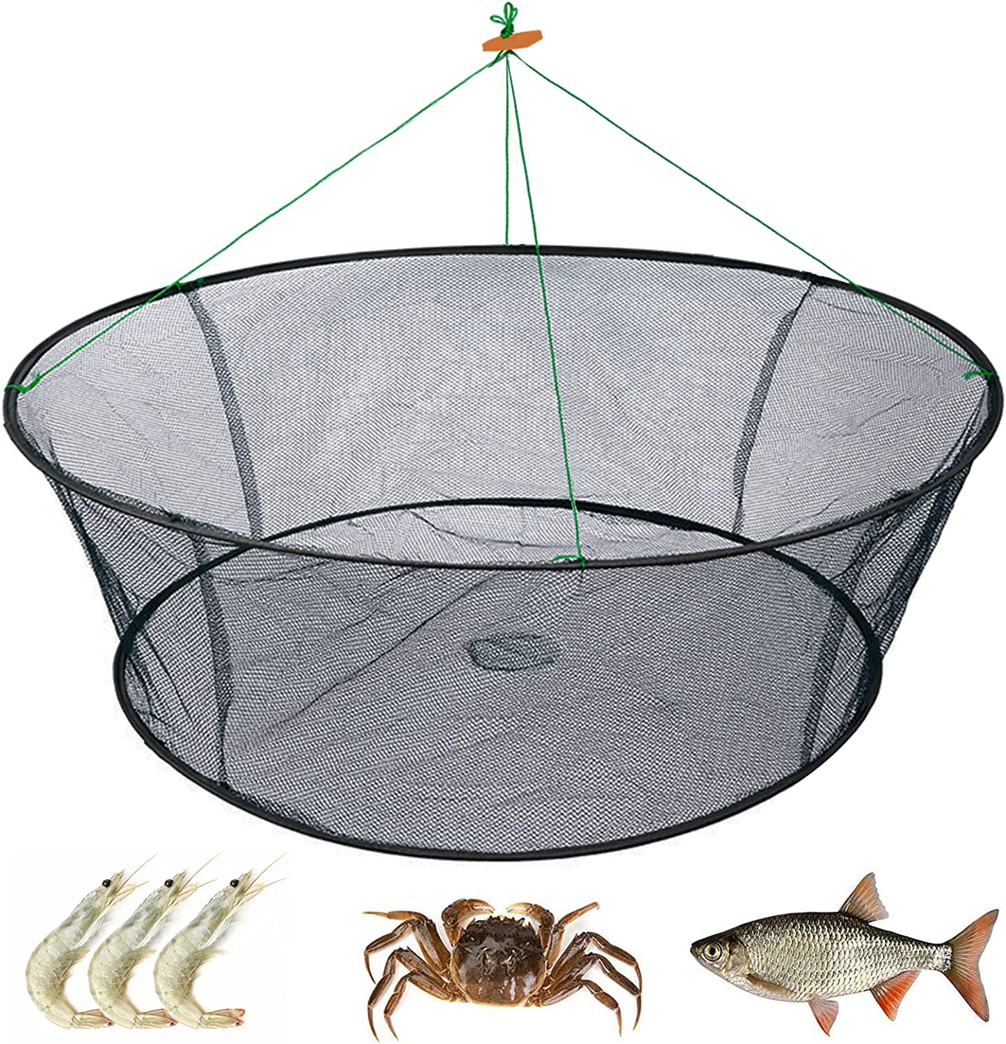 3 Pcs Minnow Trap Cylindrical Hexagon Crab Trap Crawfish Fishing Net  Fishing Bait Traps Fishing Bait Trap Lobster Shrimp Net Trap Collapsible  Cast Net