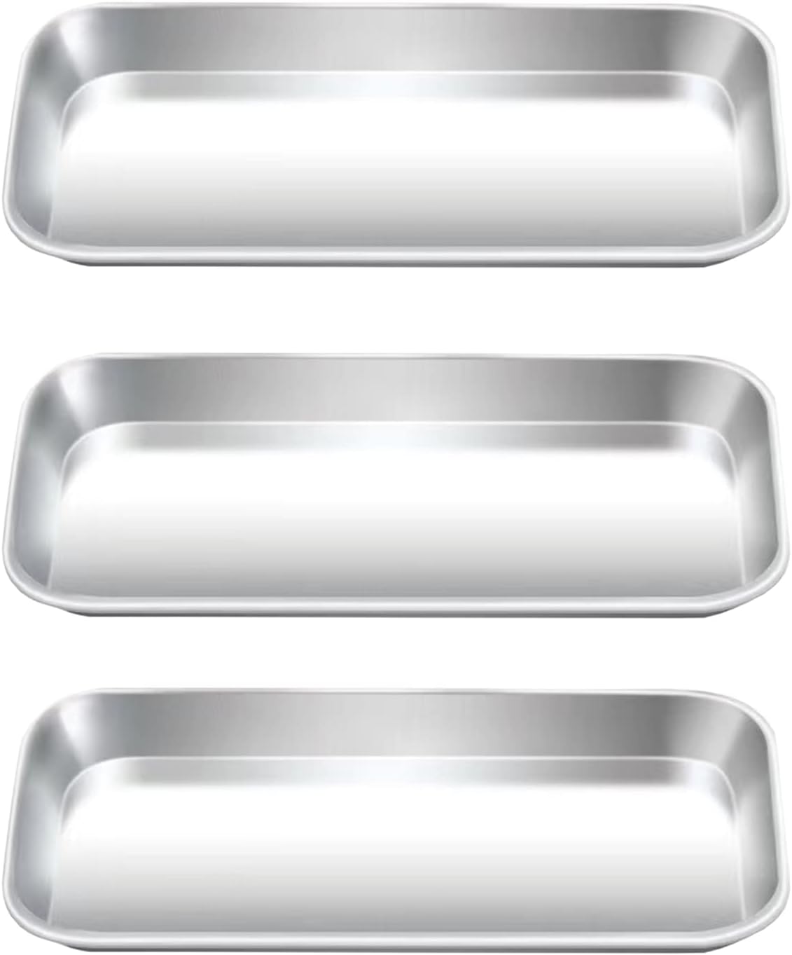 Art Alternatives Enamel Butcher Tray 7X10.5 Inches, White