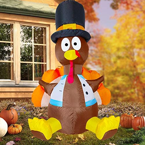 Wholesale Thanksgiving Decorations Inflatables Turkey 3.5 Ft Cute ...