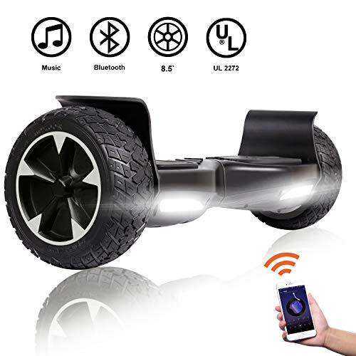 8.5" Off Road Two Wheel Balancing Electric Scooter Hover Bluetooth for Kids 
