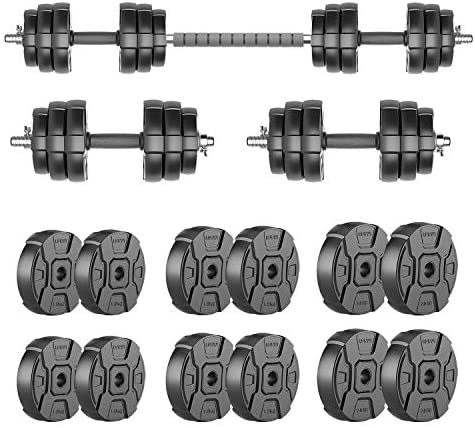 Wholesale RUNWE Adjustable Dumbbell Barbell Set, Free Weight Set With ...