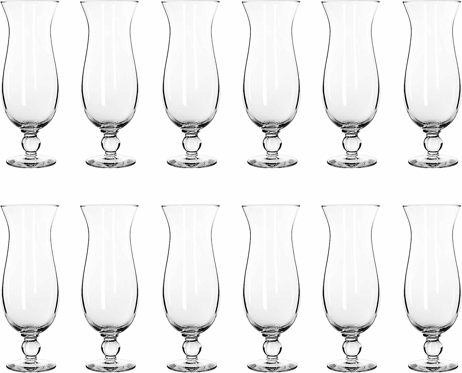 Carlisle 565007 Alibi 16 oz. Plastic Hurricane Glass - 6/Pack