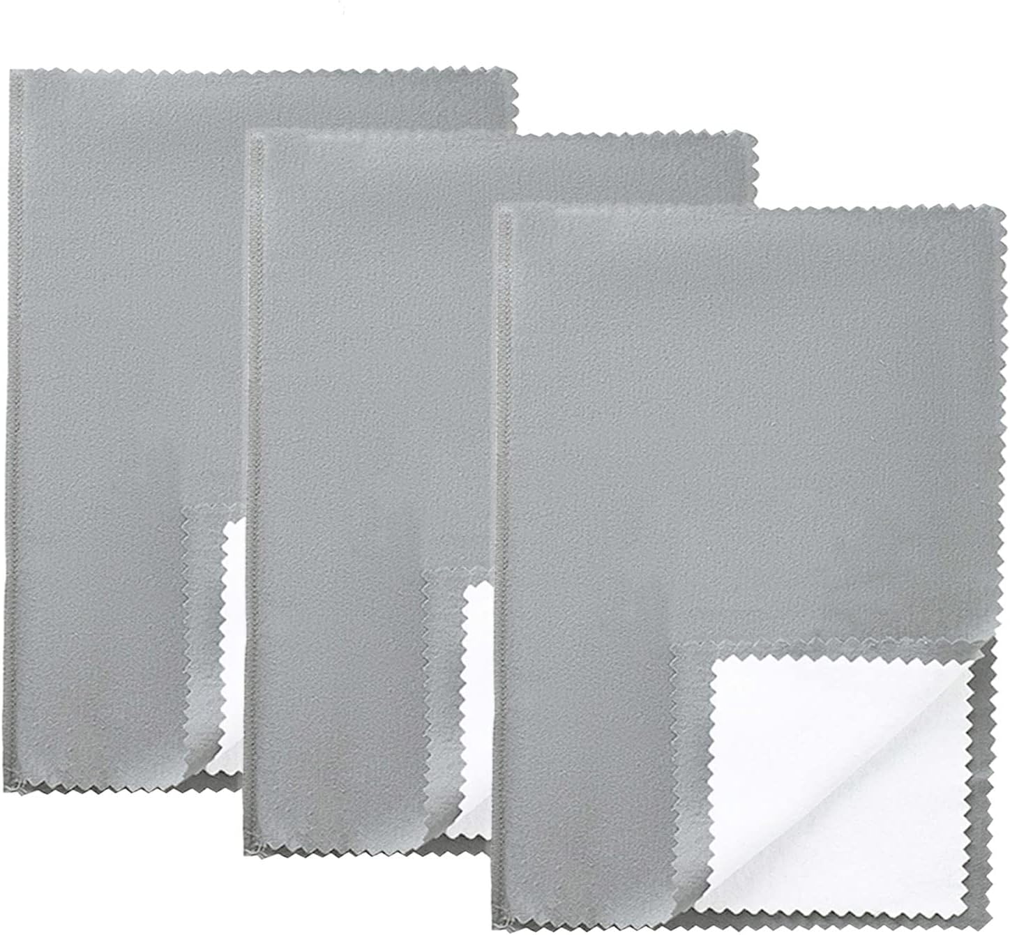 50Pcs Jewelry Cleaning Cloth Polishing Cleaning Cloths for Sterling Silver  Gold