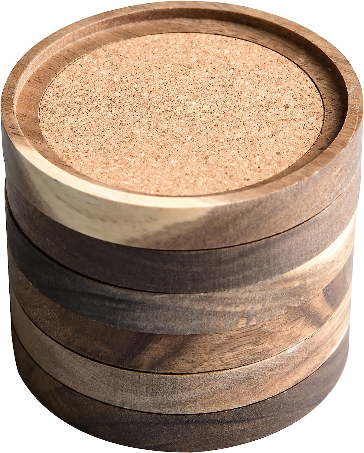 Generic 18 Cork Coasters Bulk 4 Inch Round Lip Cup Holder Leak