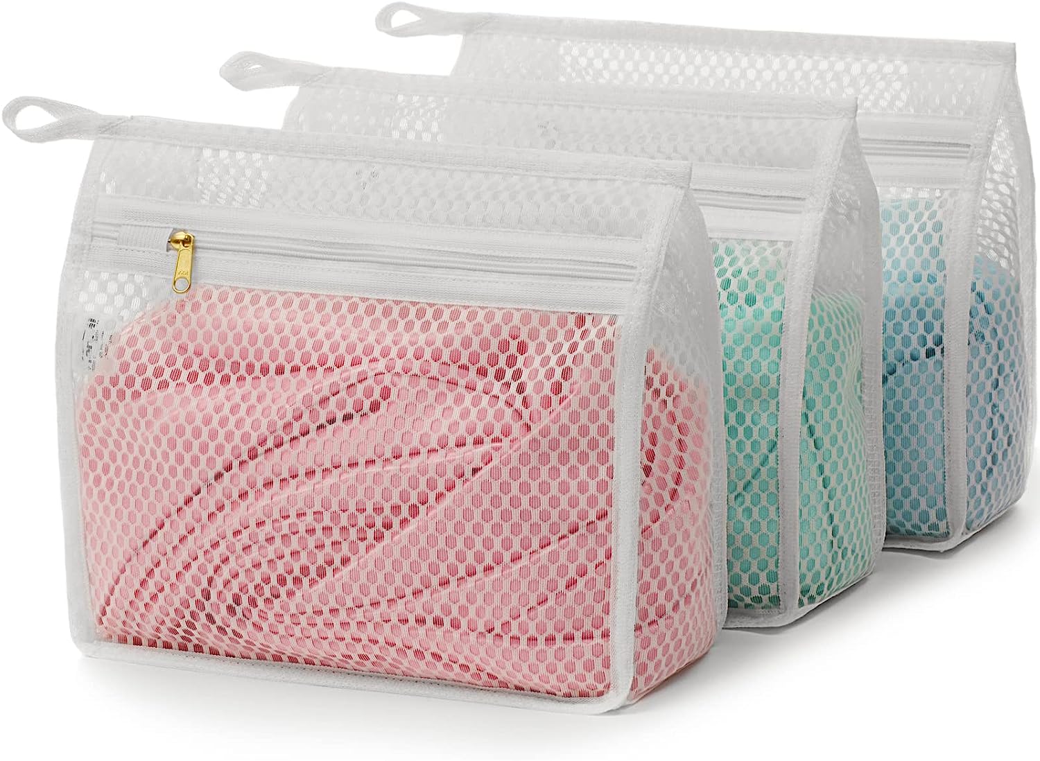 Lingerie Bags for Washing Delicates,Small Fine Mesh Laundry Bags,3Pcs(1  Large,1 Medium,1 Small)