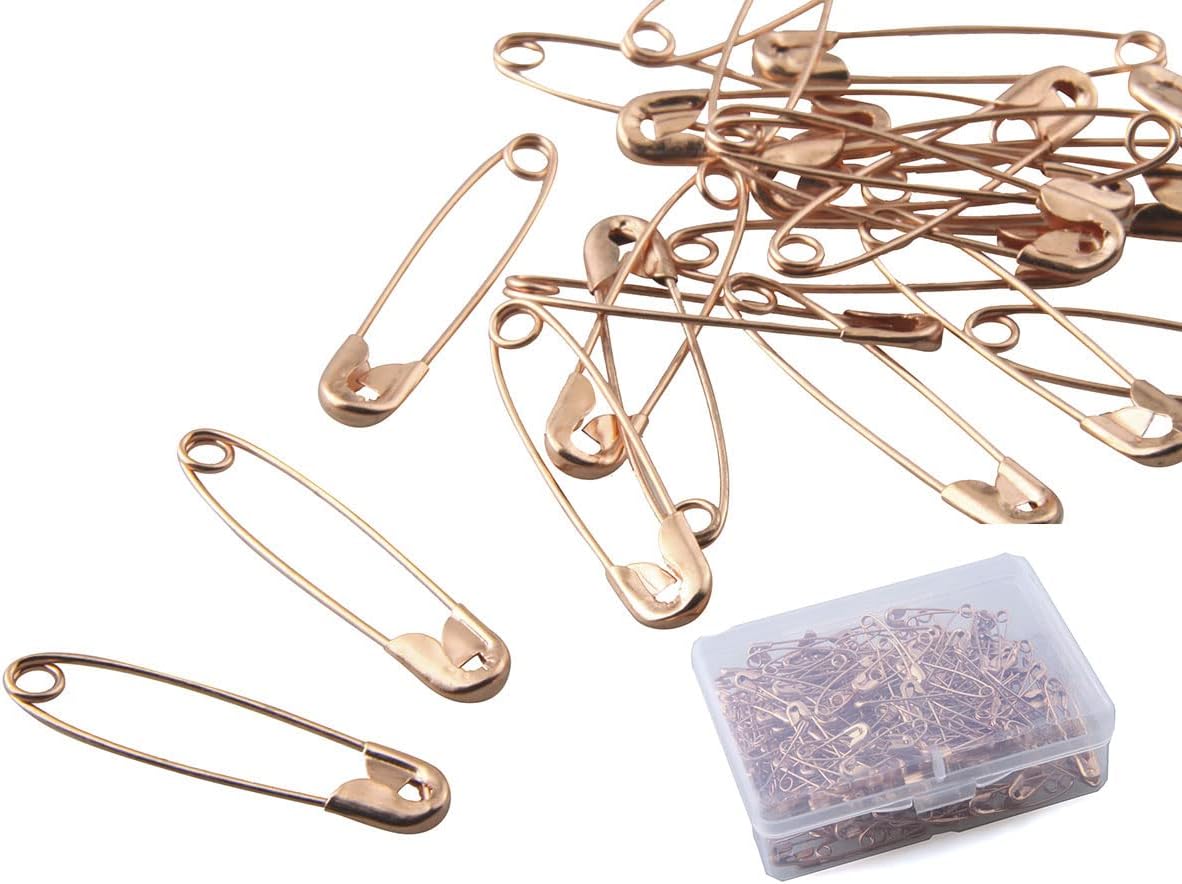 120 Pcs 19mm Safety Pins, Mini Safety Pins Metal Safety Pins for Art Craft  Sewing Jewelry Making (colored) 