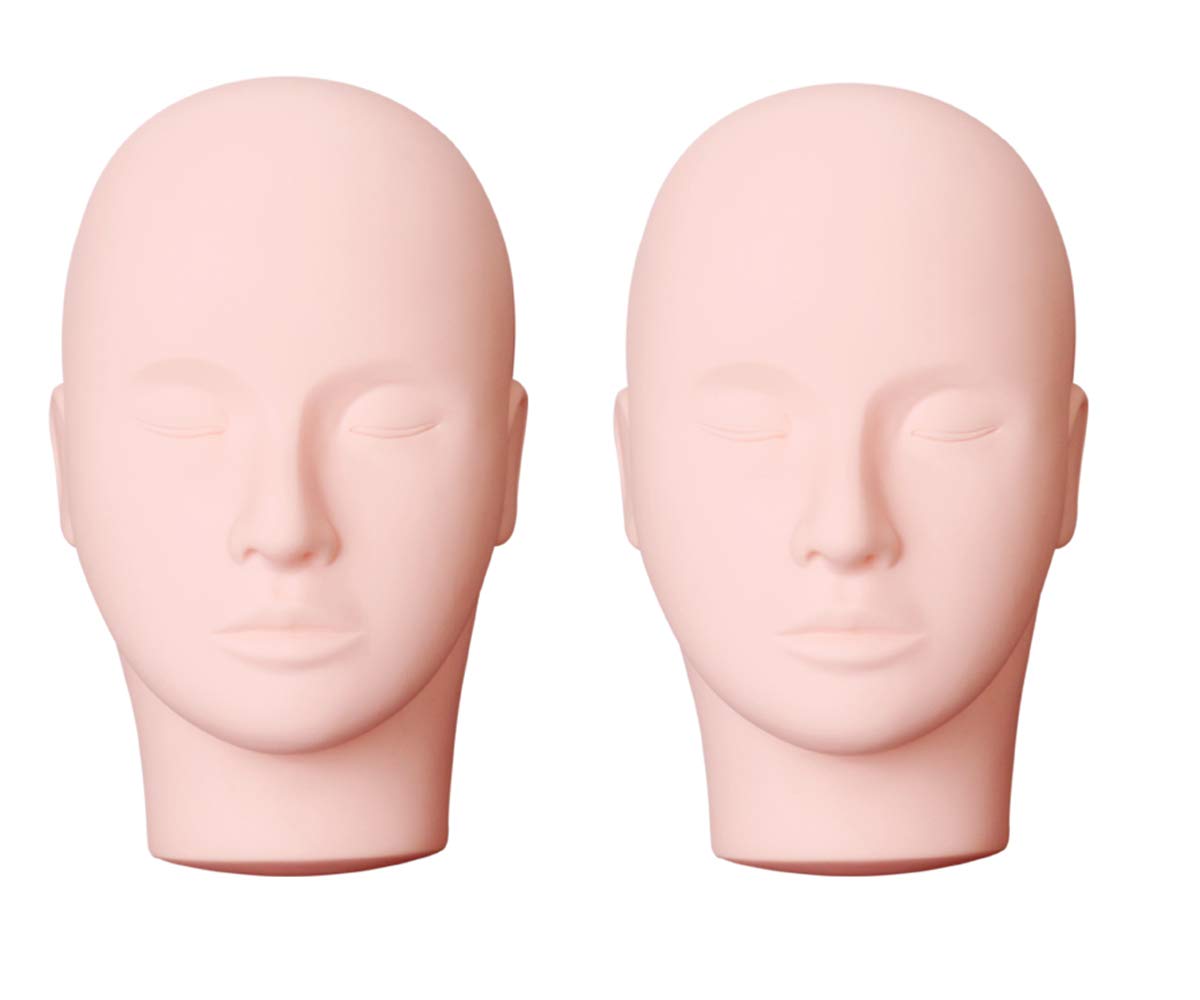 porfeet Mannequin Head with Female Face, Foam Female Manikin Head