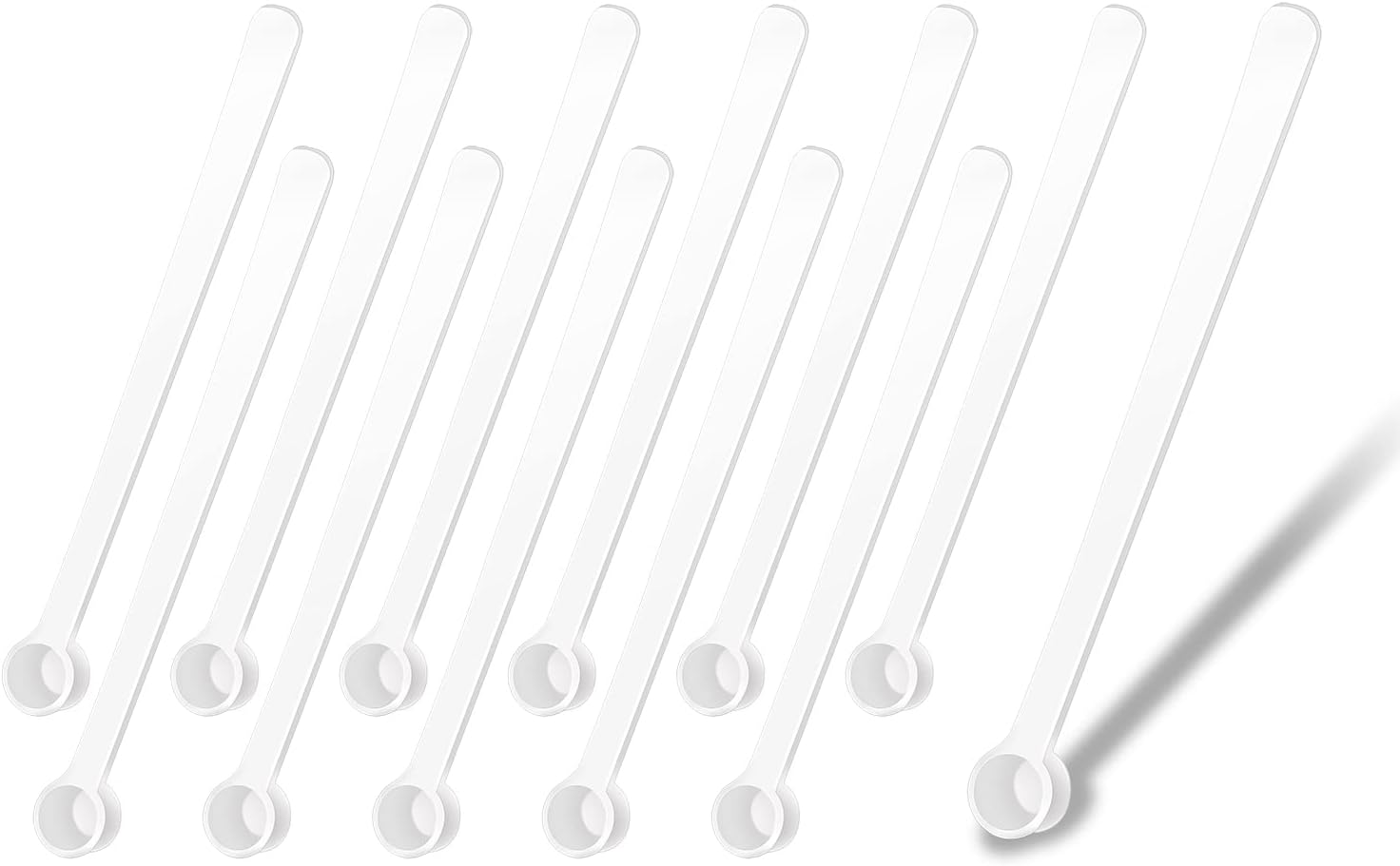1 Gram Pack Of 30 White Measuring Micro Scoop 1g Pp Lab Measuring Mini  Spoons For Powder Measurement Or Baking - Static-free Plastic Tiny Scoops  For M