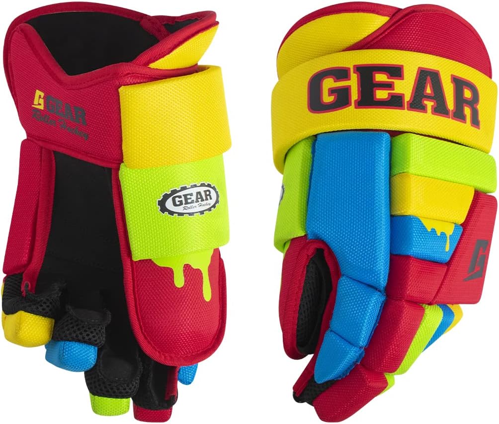 Powertek V5.0 Tek Junior Ice Hockey Gloves, Flexible Full Motion Cuff