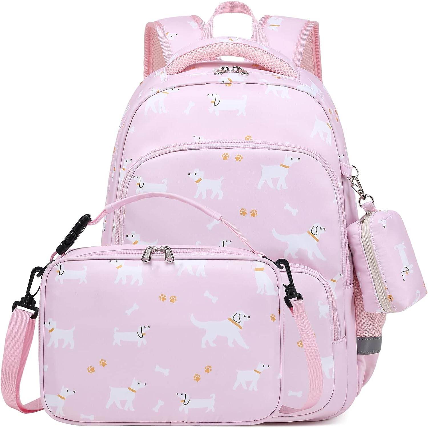 Renewold 3 Pack Toddler Backpack Pomeranian School Bag Lunch Box