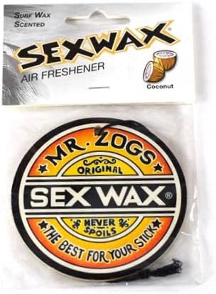  Sex Wax Air Fresheners 4-Pack (2 X's Coconut Scent & 2