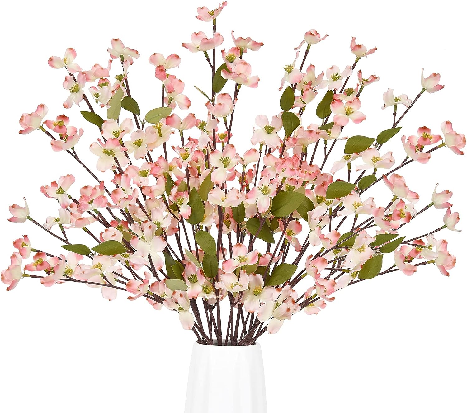 4 Branches Artificial Cherry Blossom Branches Flowers Stems Silk Tall Fake  Cherry Blossom Flower Arrangements for Home Wedding Decoration (39 Inch)