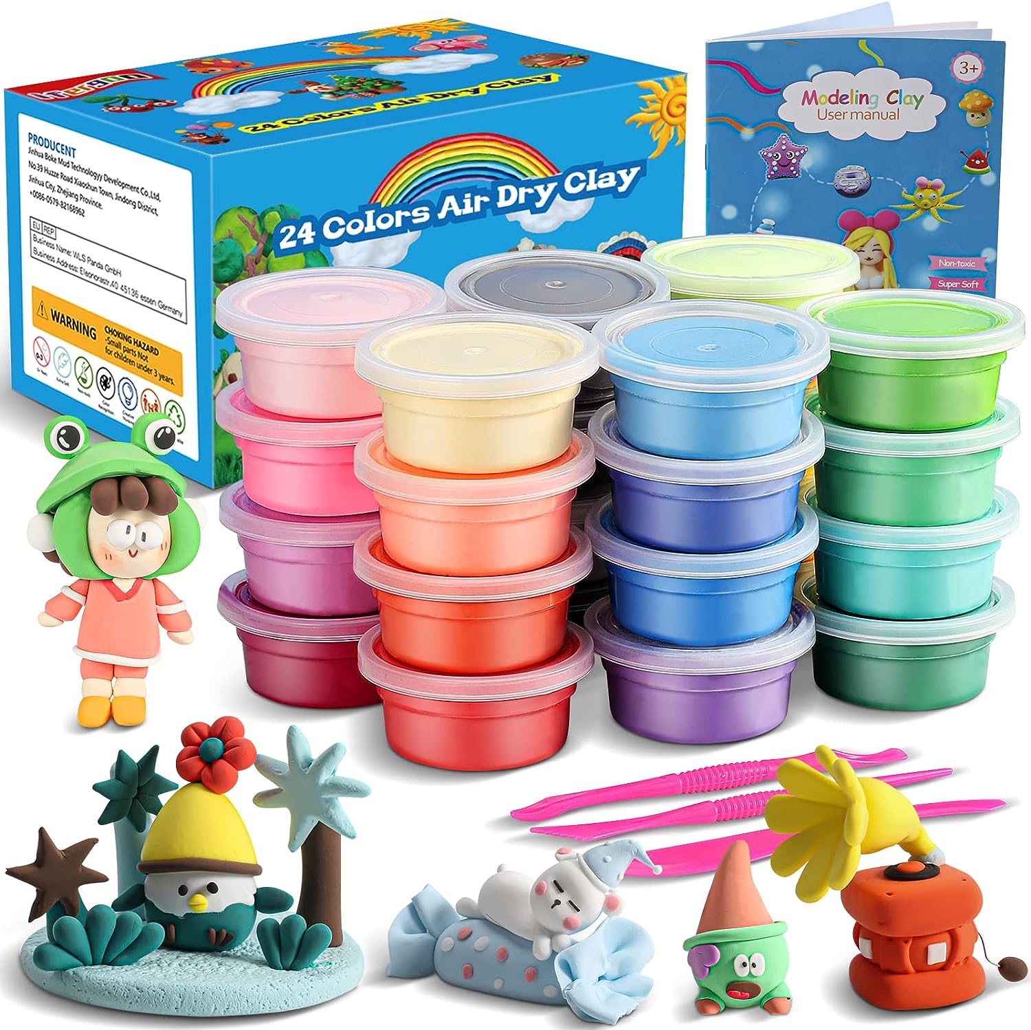Modeling Clay Kit - 36 Colors Air Dry Magic Clay Soft & Ultra