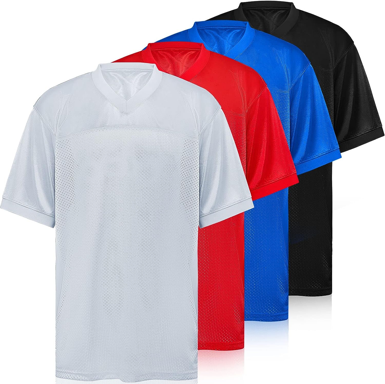 : yuepang Blank Football Jersey for Men, Mesh Polyester Plain  Sports T-Shirt Hip Hop Jersey S-4XL : Sports & Outdoors