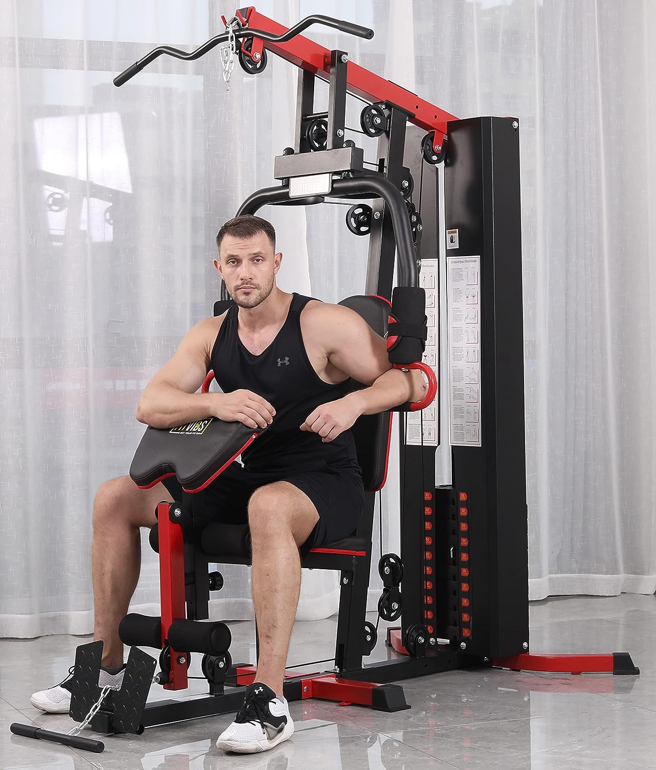 BalanceFrom RS 90XLS Home Gym System Multiple Purpose, 48% OFF