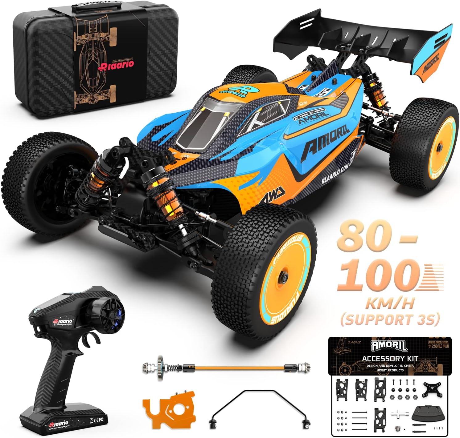 HAIBOXING RC Car 18859E 1/18 2.4G 4WD 30KM/H Electric Powered Off Road RC  Truck Kids Toys Gifts Christmas Gifts 