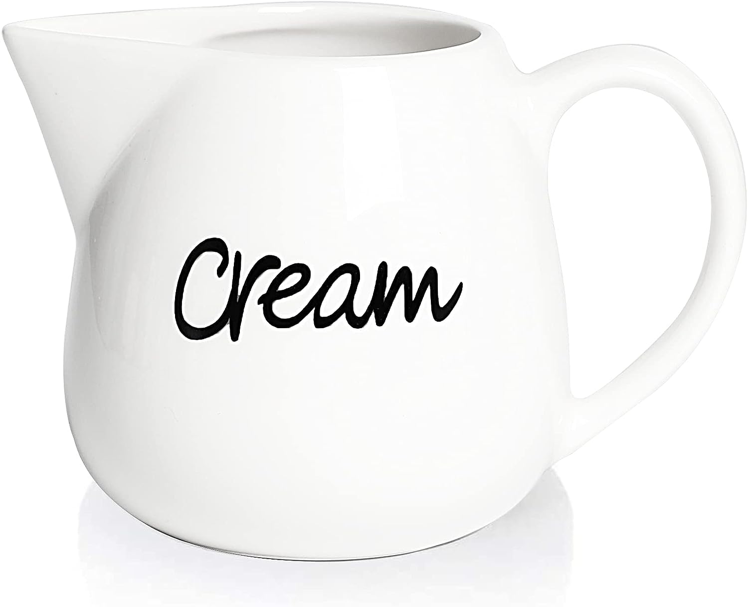 8oz Ceramic Creamer Pitcher White - Threshold™