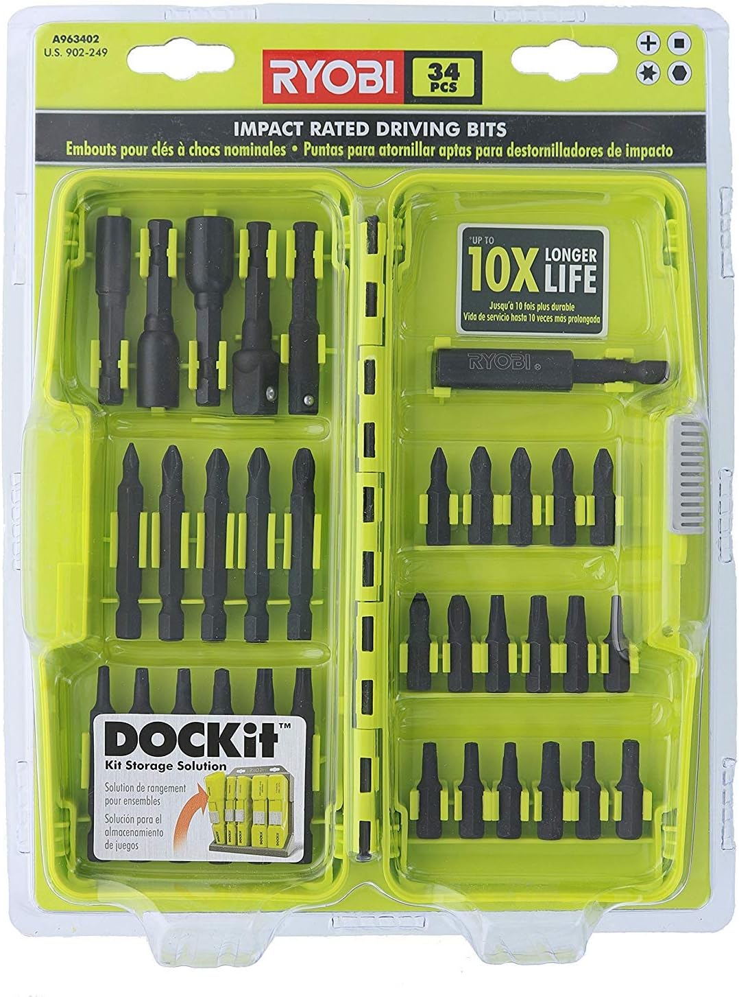 Ryobi Impact Rated Bit Holder Set 3 Piece WholeSale Price List