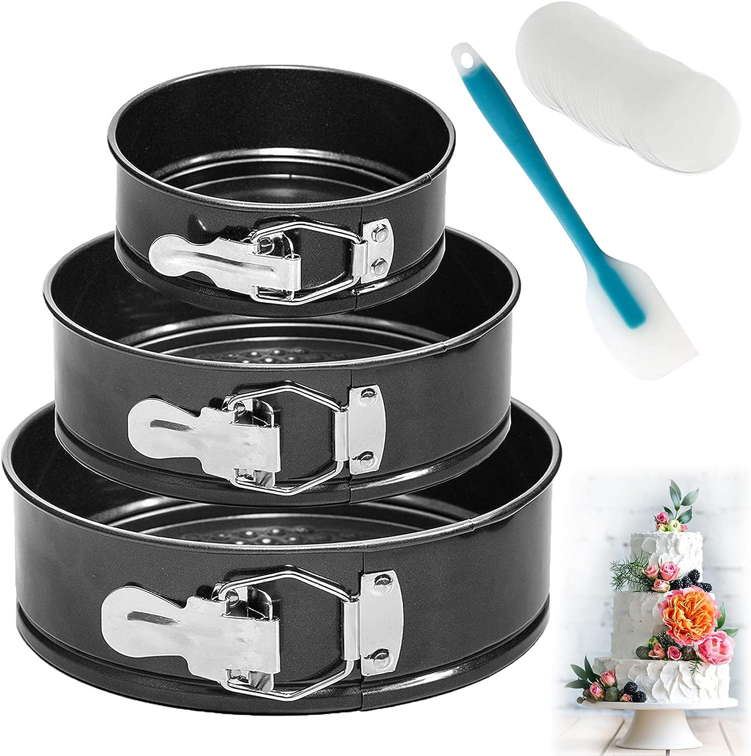 Wholesale Sandou 4 7 9 10 Inch Non-stick Cheesecake Pan Springform Pan with  Removable Bottom Leakproof Cake Pan From m.