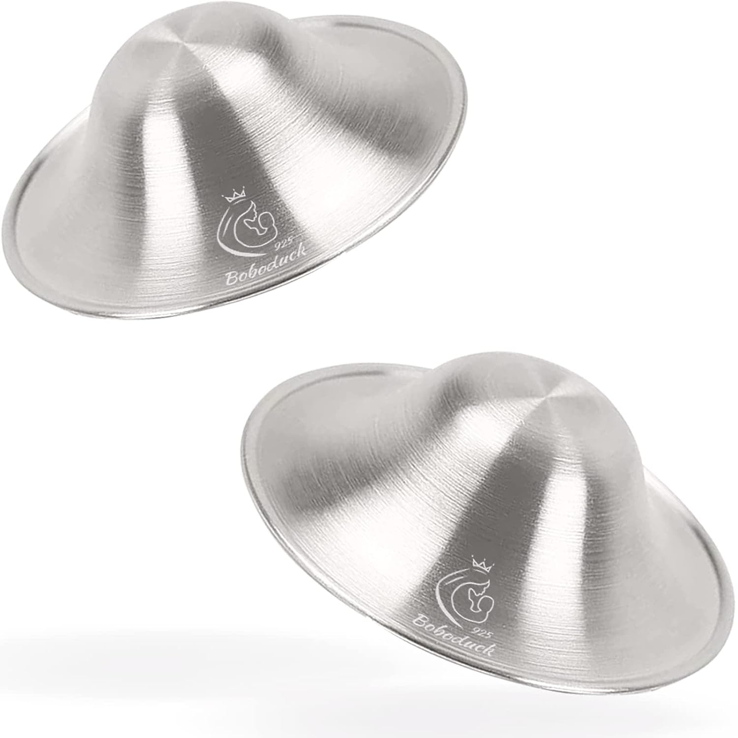 Zomee Original Silver Nursing Cups - Nipple Shields for Nursing Newborn