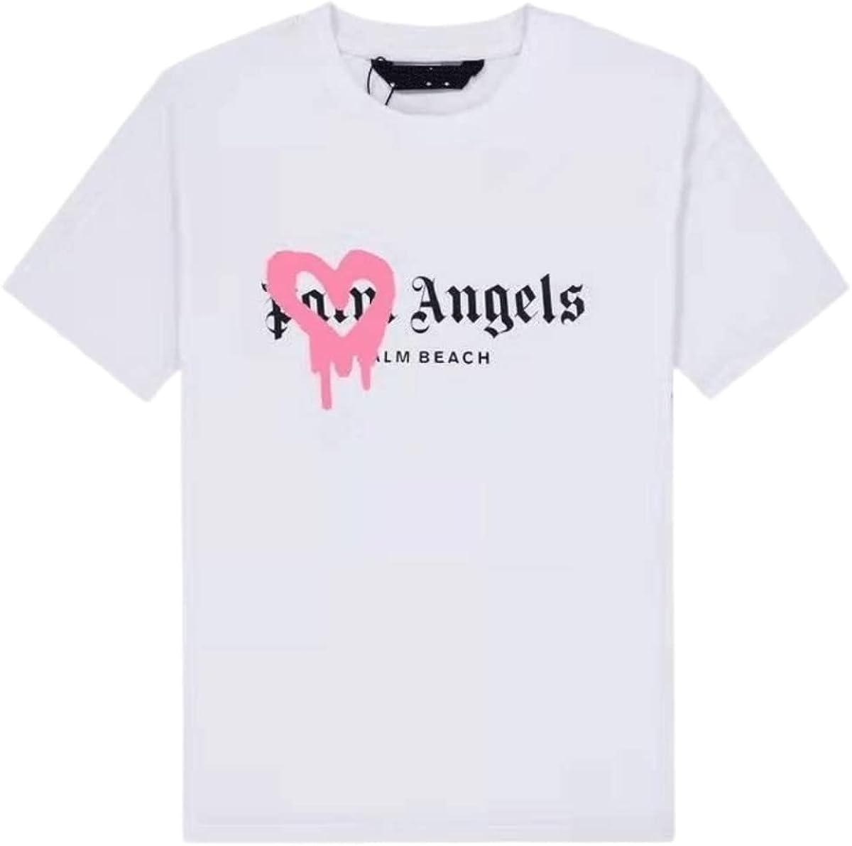 Buy Palm Angels top casual cartoon bear round neck T-shirt Palm Angel men  and women all-match short-sleeved loose bottoming shirt M-XXL ｜Short sleeve  T-shirt-Fordeal