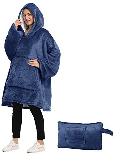 hooded pullover blanket