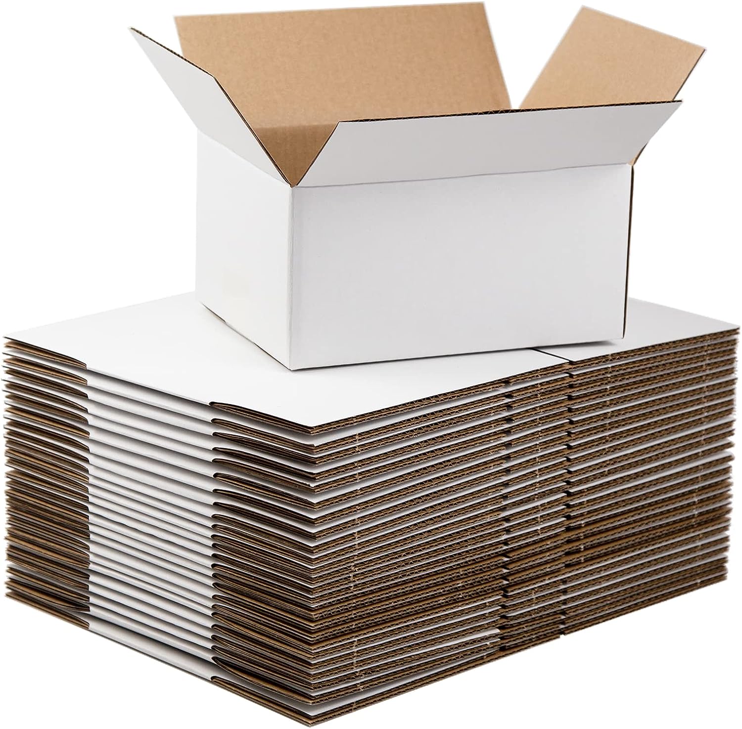 Pizza Box Corrugated 7″ x 7″ x 2″ Kraft Printed – Jobena