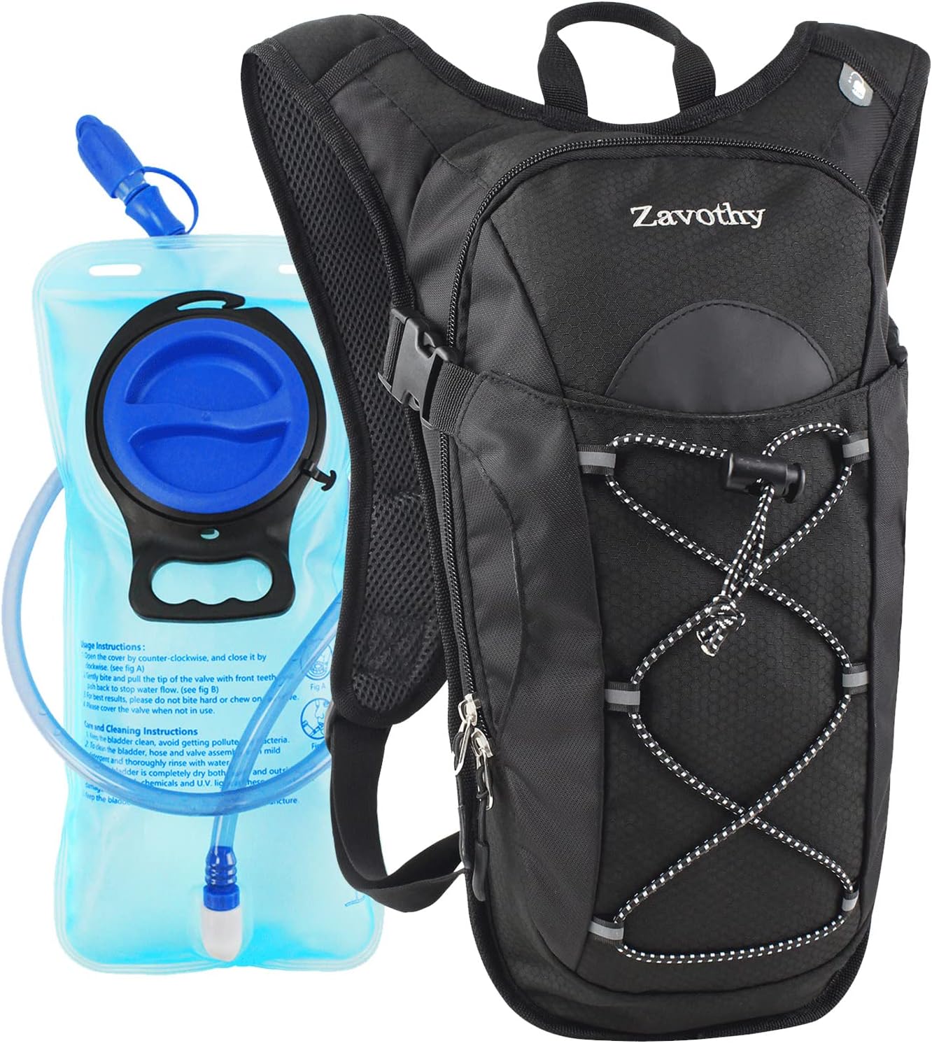 CKE Hydration Backpack with 2L BPA Free Hydration Bladder Water