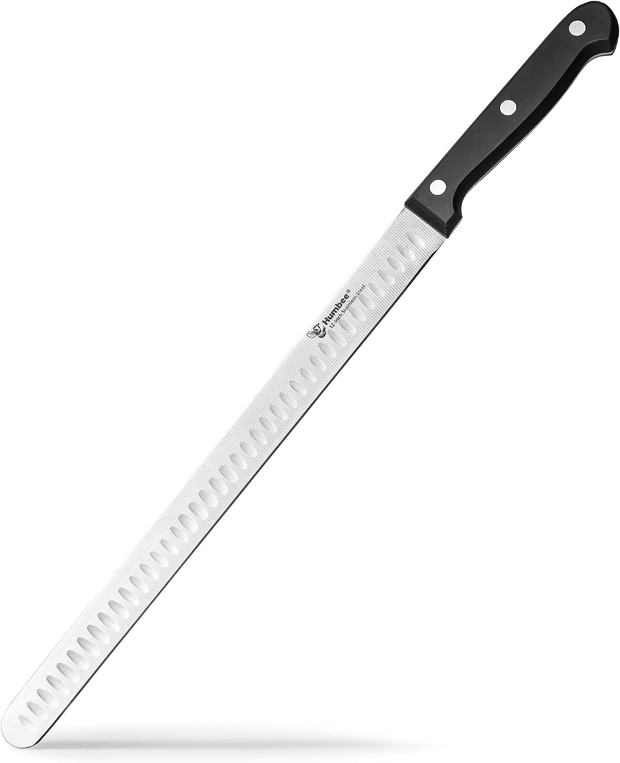 MAIRICO Premium Carving Knife - 11-inch Ultra Sharp Brisket Knife with Luxurious Pakkawood Handle and Granton Blade, Designed As Slicing Knife for