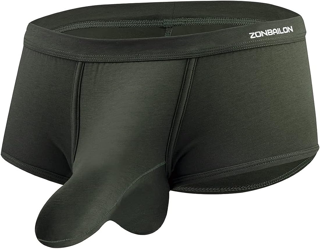 Buy YuKaiChenMen's Pouch Underwear Performance No Ride Up Boxer