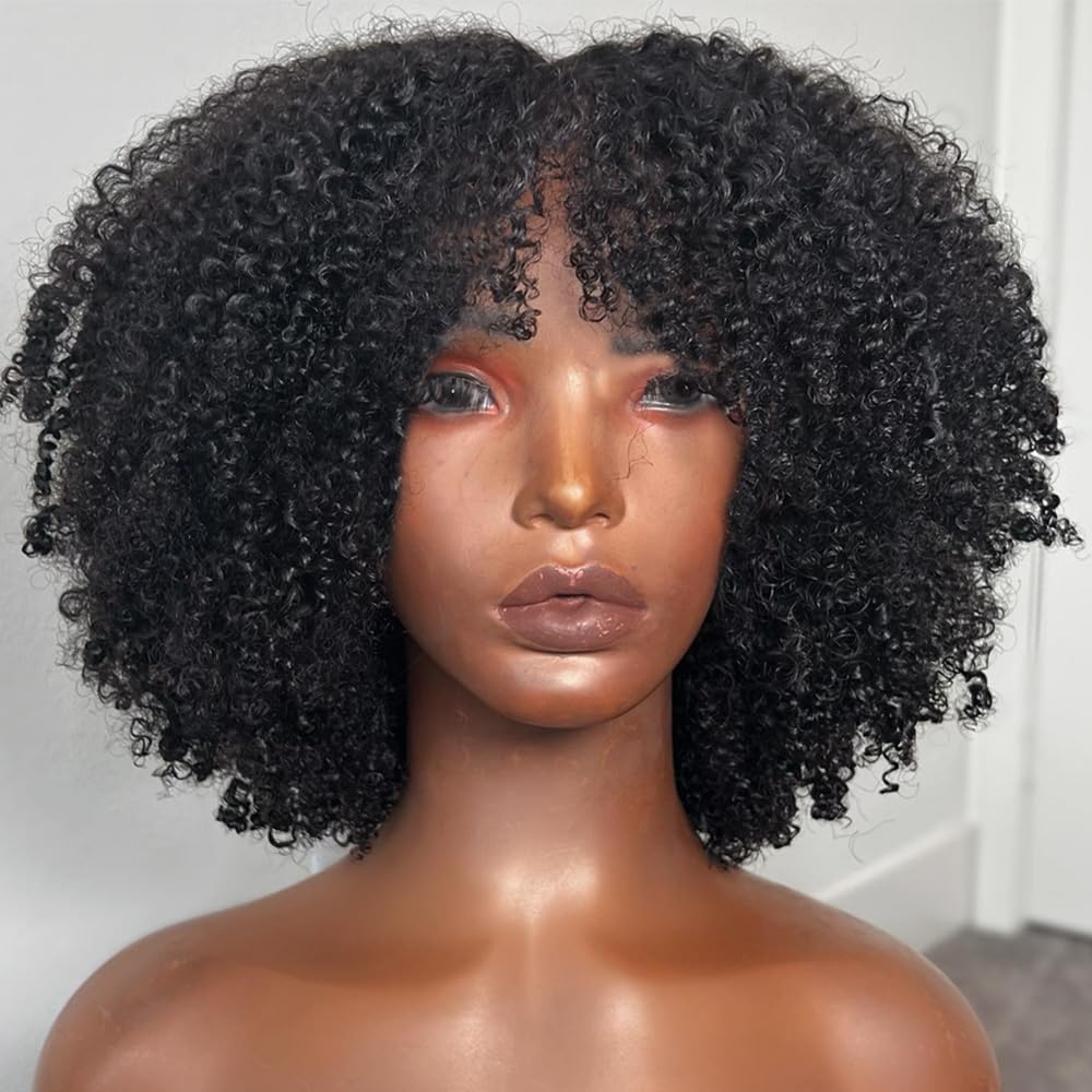  PHOENIXFLY Short Loose Curly Wigs Heat Resistant