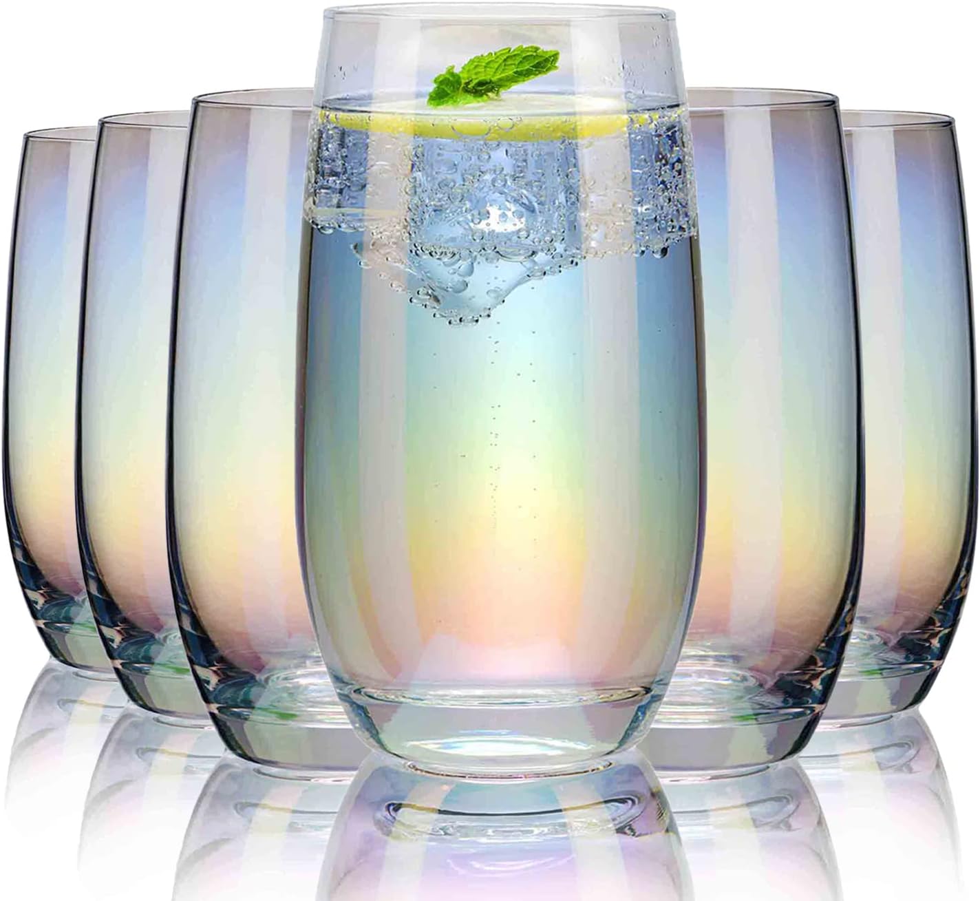 Ebern Designs Safran 2 - Piece 16oz. Glass Drinking Glass Glassware Set