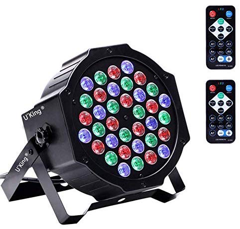 Stage Lights 36 LED, U`King Par Lights Indoor for Party Disco Wedding ...