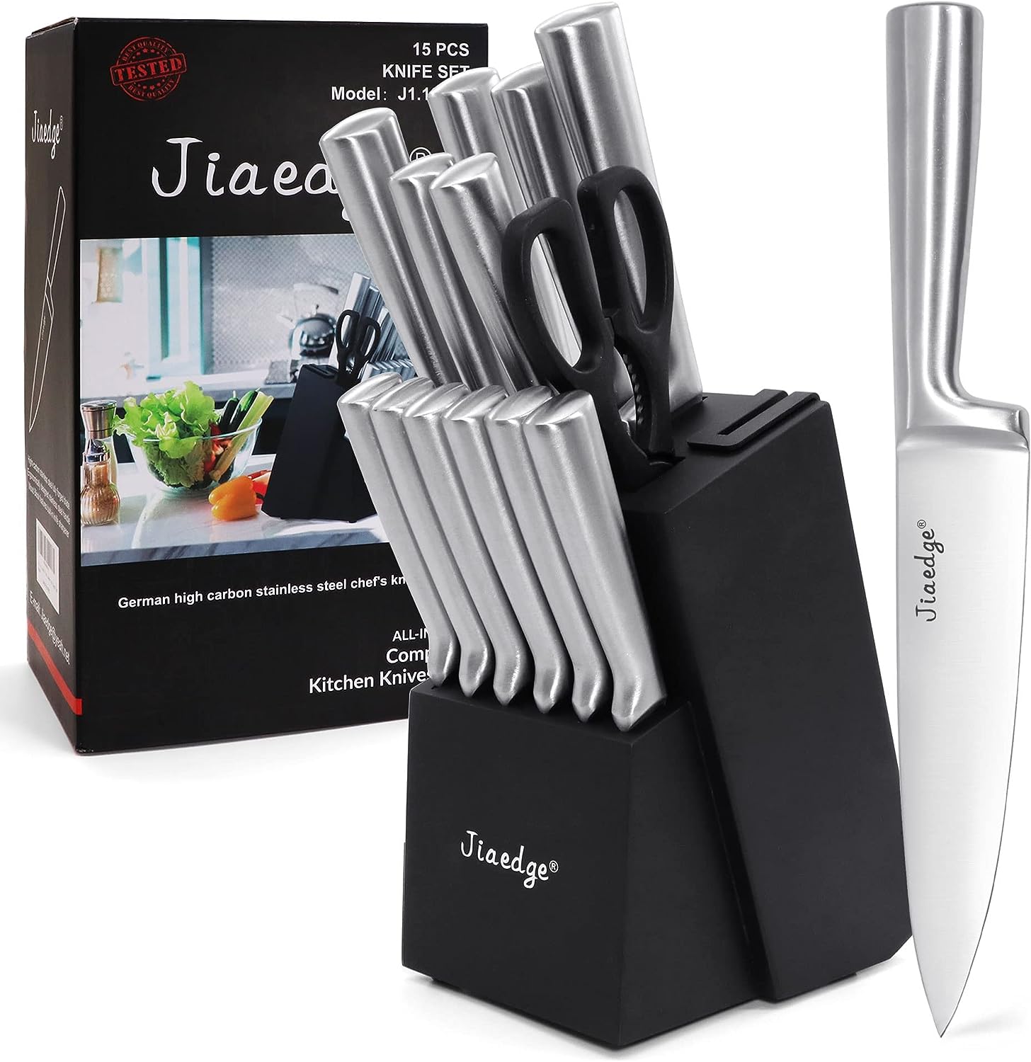 EatNeat 12-Piece Black Sharp Knife Set - Costless WHOLESALE - Online  Shopping!