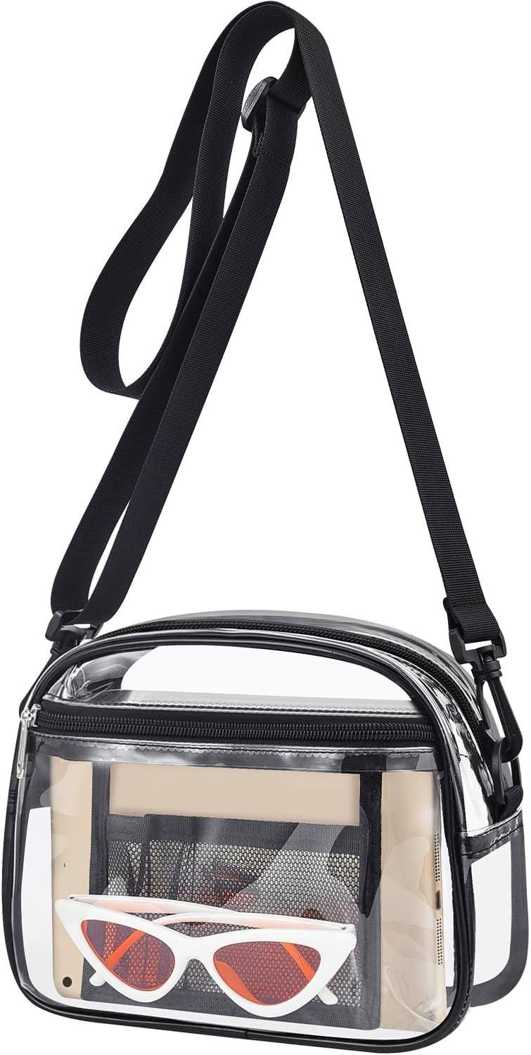  ProCase Clear Purse for Women, Crossbody Handbag Stadium  Approved See Through Shoulder Bag for Concert Game Sport Event : Sports &  Outdoors