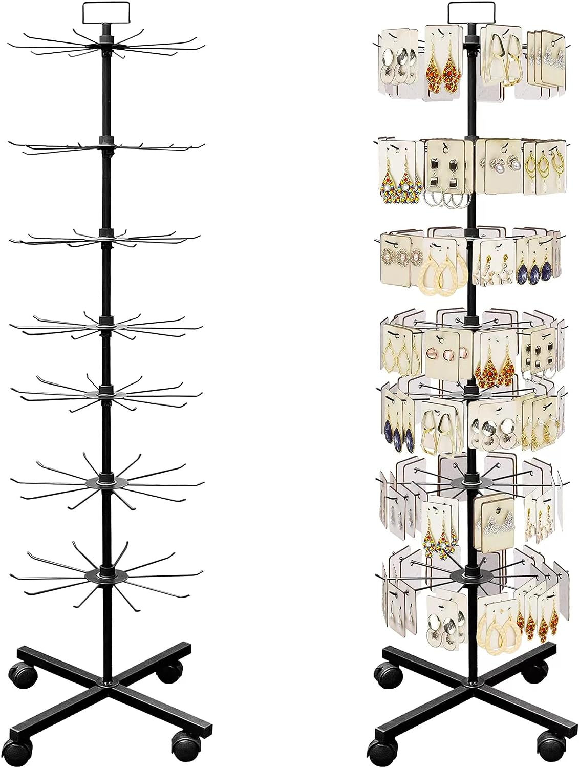IPEXI Retail Display Stand 7 Tier for Store Spinner Display