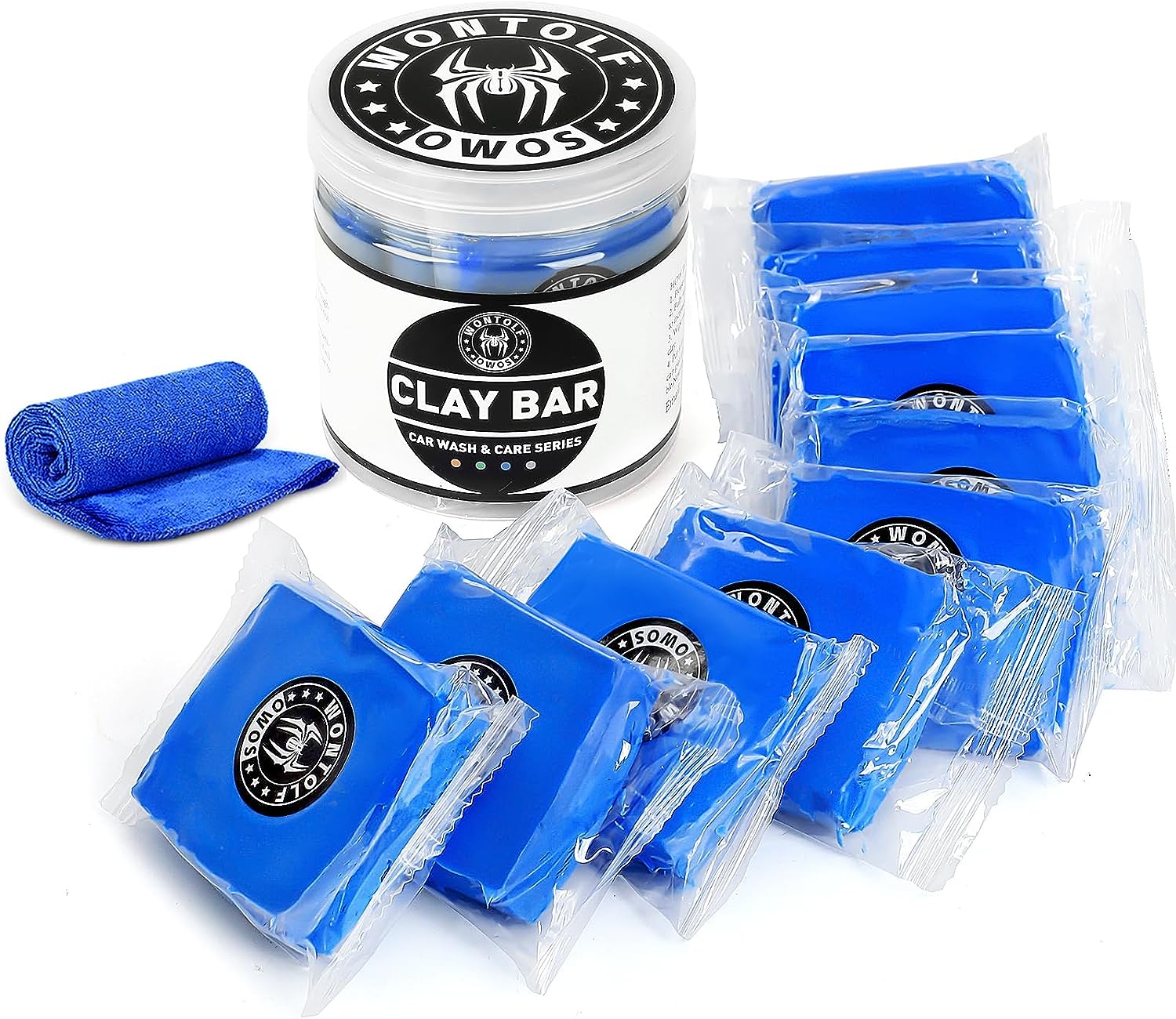 Chemical Guys CLAY_BLOCK_KIT Clay Block V2 and Clay Luber, Clayblock and  Clay Super Lube, 16 fl oz