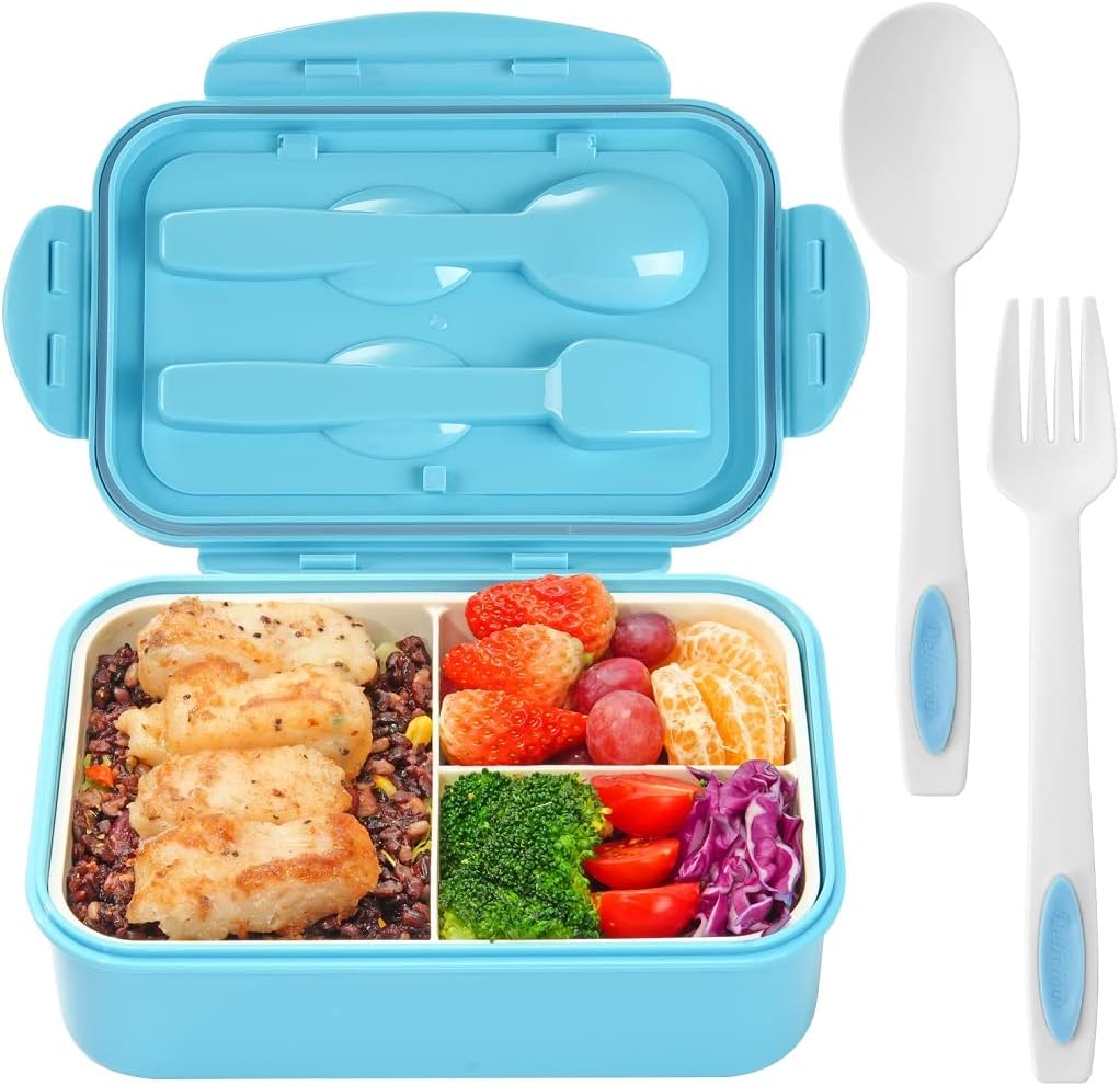 Bentgo Stainless Leakproof Bento-Style Lunch Box with Removable Divider-4.2  Cup - Aqua