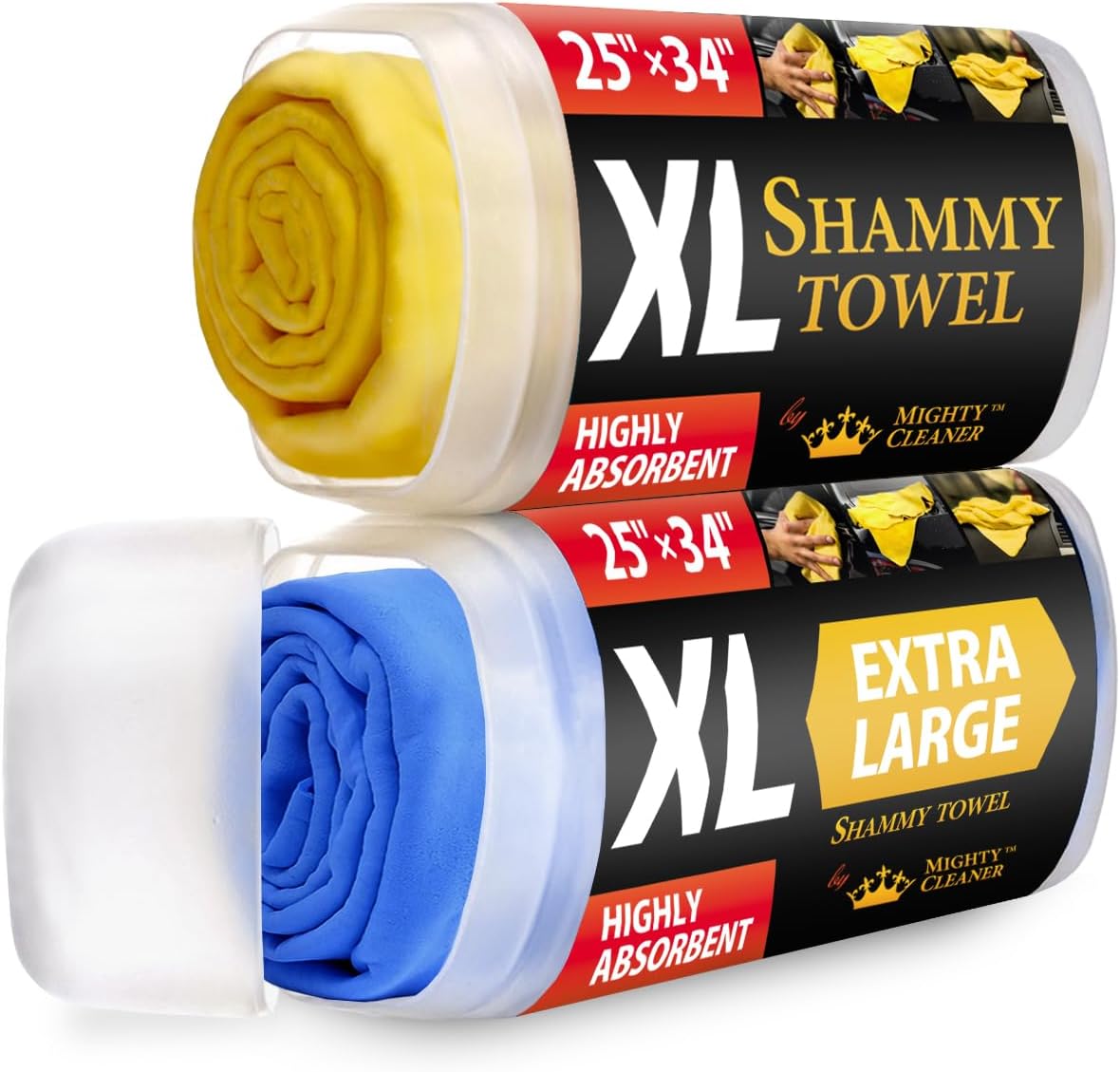 3pk Original German Shammy Towels Super Absorbent Chamois Cloths Large Size 20