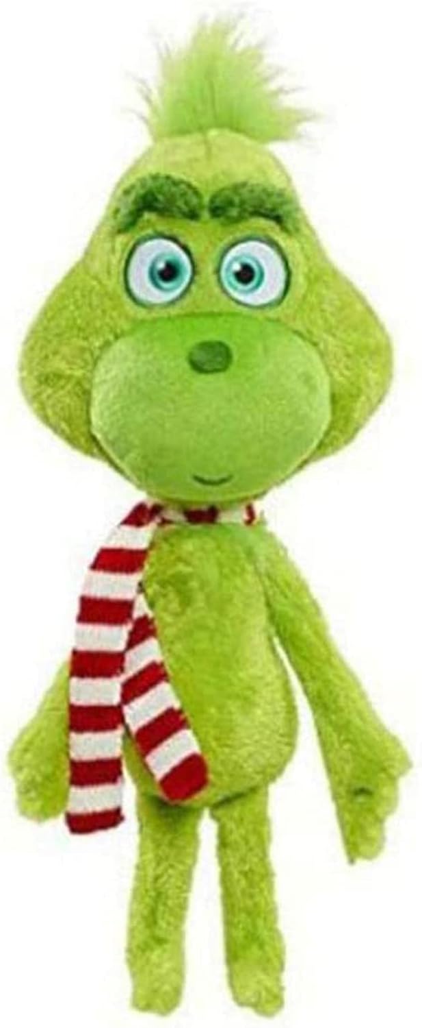 Aurora World Plush - Dr. Seuss The Grinch 18in with Dr. Seuss Cindy Lou Who  12in