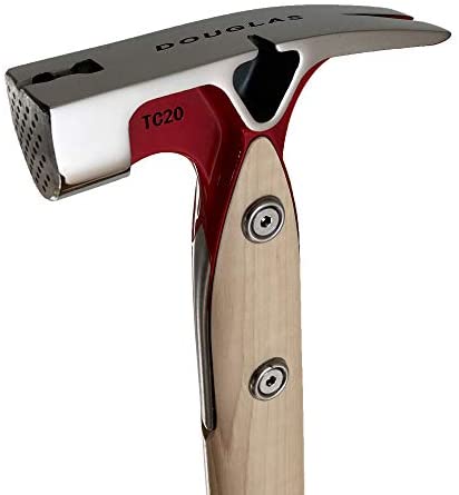Wholesale Douglas Tool TC20 Framing Hammer with Red Paint, Polished Finish  and Douglas Logo 16CX Handle