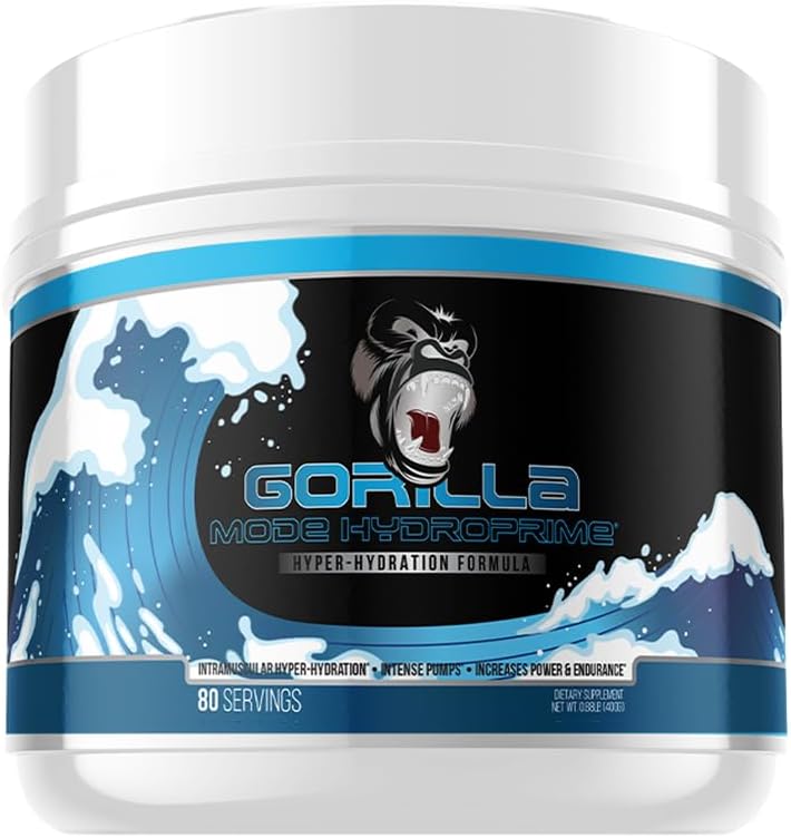 Gorilla Mind Gorilla Mode Creatine – Creatine Monohydrate Micronized Powder  / Improved Muscle Size, Power Output and Strength / 5 Grams per Servings