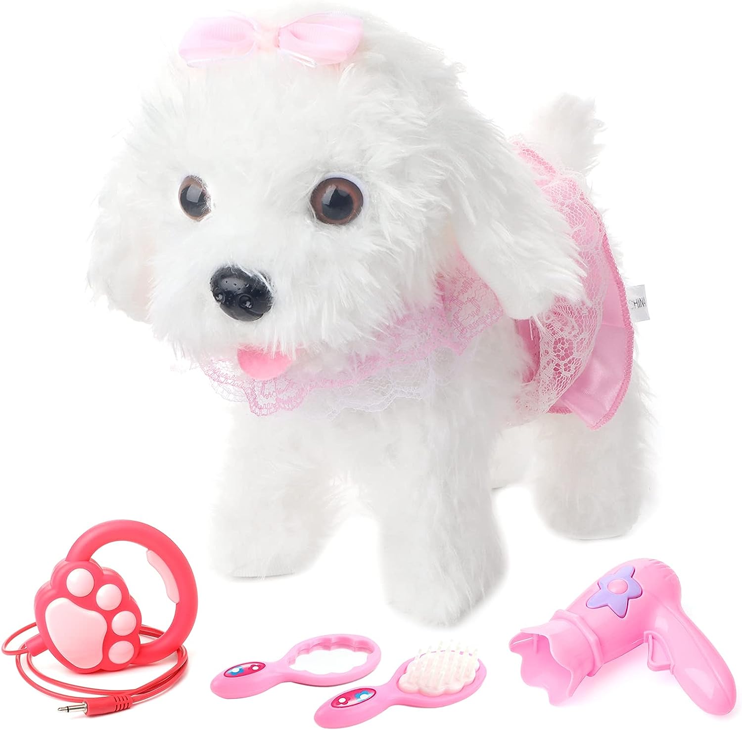 Colnic Walking Dog Toys for 3 Year Old Girls Boys,Toy Dogs That Walk and  Bark,Toy Dog with Pretend Play Accessories,Moving Puppy Dog Toys for Kids  for