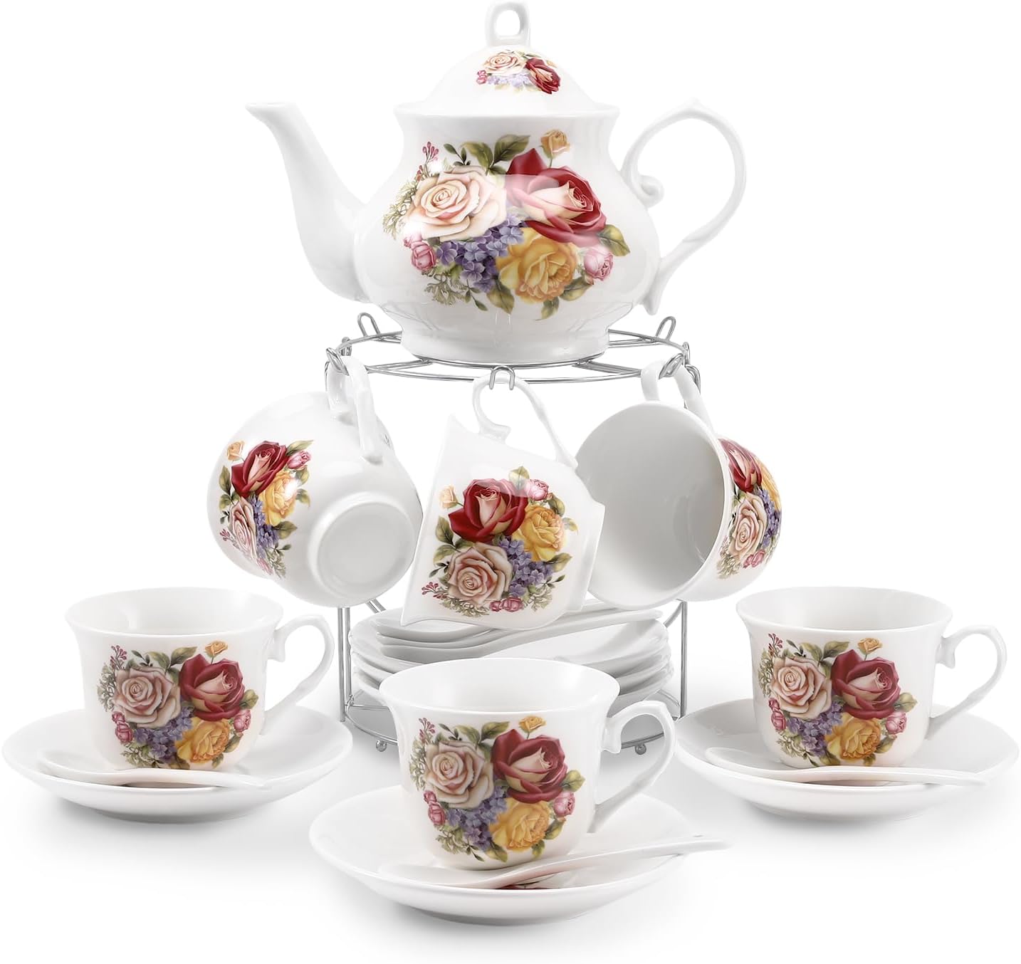 LV Louis Vuitton ceramic white gold mini tea cup espresso saucer plate 5pcs  european british tea set, Furniture & Home Living, Kitchenware & Tableware,  Coffee & Tea Tableware on Carousell