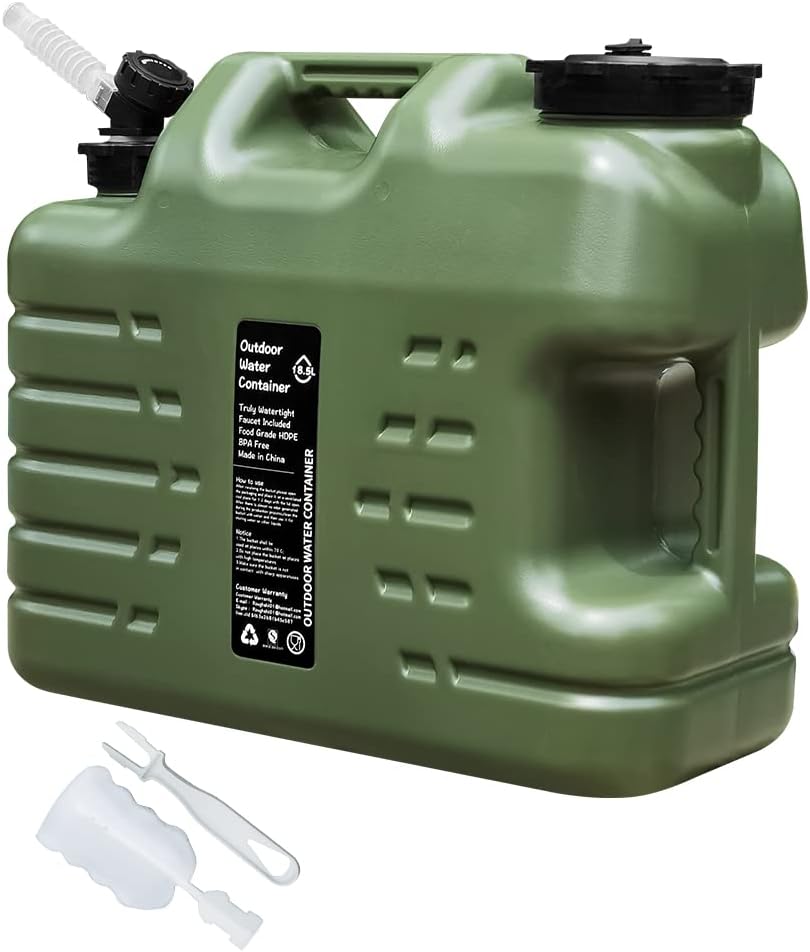 Dicunoy Water Container with Spigot 3 Gallon Camping Drinking