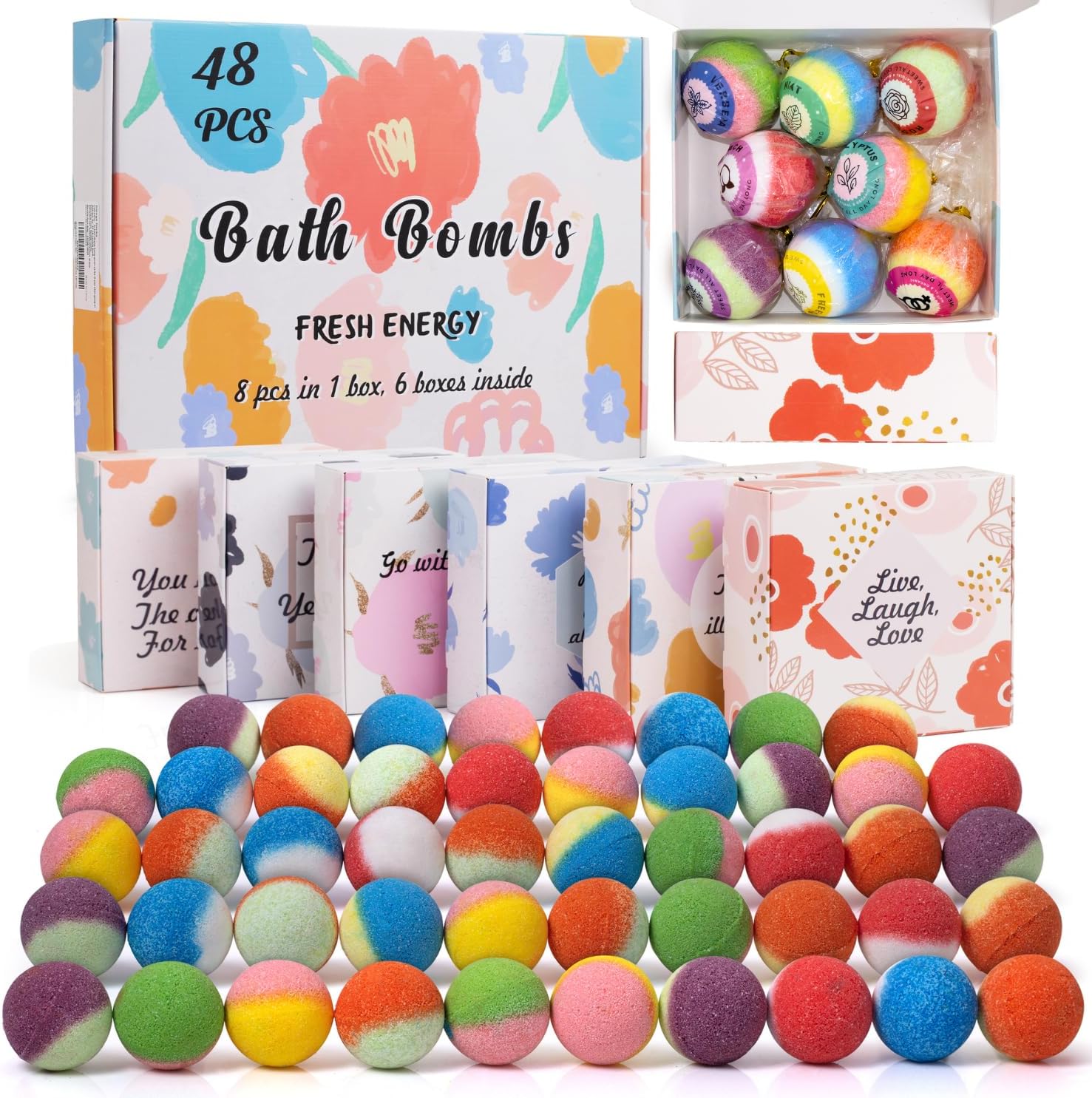 6 Bath Bombs for Kids Mini Dino Toys Inside Each Bomb Perfect Gift Set 5oz  Large Bath Fizzies With Fun Bubble Effect for Boys and Girls 